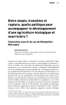 Entre utopie, transition et rupture, quelle politique pour accompagner le développement d’une agriculture écologique et nourricière ?