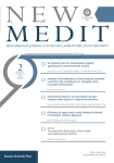 New Medit, vol. 18, n. 2 - June 2019