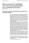 Redressement de l'excédent commercial agroalimentaire : pour combien de temps ?