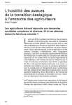 L'hostilité des acteurs de la transition écologique à l'encontre des agriculteurs