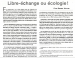 Libre-échange ou écologie ! [Editorial]