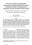 The use of crowdsourced geographic information for spatial evaluation of cultural ecosystem services in the agricultural landscape: the case of Chianti Classico (Italy)