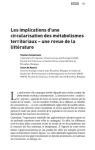 Les implications d'une circularisation des métabolismes territoriaux