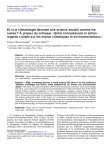 Et si la climatologie devenait une science sociale comme les autres ? À propos du colloque « Entre connaissance et action : regards croisés sur les enjeux climatiques et environnementaux »