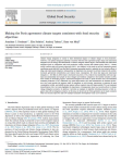 Making the Paris agreement climate targets consistent with food security objectives