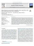 Approaching the environmental sustainable value in agriculture: How factor endowments foster the eco-efficiency