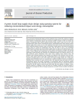 A green closed loop supply chain design using queuing system for reducing environmental impact and energy consumption