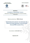 Spatialisation des scénarios de réallocation des cultures du Projet Alimentaire Territorial Grand Clermont/PNR Livradois-Forez