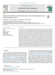 Coping with salinity in irrigated agriculture: crop evapotranspiration and water management issues