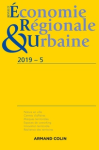 Revue d'Économie Régionale & Urbaine, n. 5 - Décembre 2019