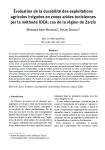 Évaluation de la durabilité des exploitations agricoles irriguées en zones arides tunisiennes par la méthode IDEA: cas de la région de Zarzis
