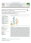 Desiccation crisis of saline lakes: a new decision-support framework for building resilience to climate change