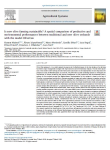 Is new olive farming sustainable? A spatial comparison of productive and environmental performances between traditional and new olive orchards with the model OliveCan