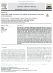 Agricultural shocks and drivers of livelihood precariousness across Indian rural communities