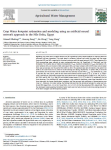 Crop water footprint estimation and modeling using an artificial neural network approach in the Nile Delta, Egypt