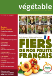 Végétable : l'écho de la planète fruits et légumes, n. 377 - Mai 2020 - Dossier : fruits à noyau