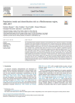 Population trends and desertification risk in a Mediterranean region, 1861-2017