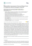 Sustainability assessment of goat and sheep farms: a comparison between european countries