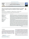 Life cycle assessment of fruit and vegetable production in the Region of Murcia (south-east Spain) and evaluation of impact mitigation practices