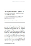 L’écologisation, mise à l’épreuve ou nouveau registre de légitimation de l’ordre territorial ?