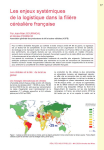 Les enjeux systémiques de la logistique dans la filière céréalière française