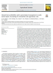 Almond farm profitability under agroecological management in south-eastern Spain: accounting for externalities and opportunity costs