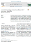 From State to user-based water allocations: an empirical analysis of institutions developed by agricultural user associations in France