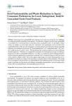 Food sustainability and waste reduction in Spain: Consumer preferences for local, suboptimal, and/or unwashed fresh food products