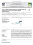 Impacts of climate change on reservoir water availability, quality and irrigation needs in a water scarce Mediterranean region (southern Portugal)