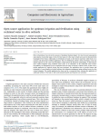 Open source application for optimum irrigation and fertilization using reclaimed water in olive orchards