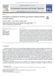 Participatory modeling for transition governance: linking methods to process phases