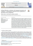 Linking deliberative evaluation with integrated assessment and modelling: a methodological framework and its application to agricultural water management