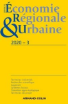 Revue d'Économie Régionale & Urbaine, n. 3 - Mars 2020