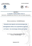 Évaluation des impacts socio-économiques des aménagements CES sur les exploitations agricoles en Tunisie