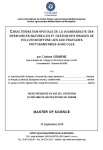 Caractérisation spatiale de la vulnérabilité des ressources naturelles et gestion des risques de pollution diffuse liés aux pratiques phytosanitaires agricoles