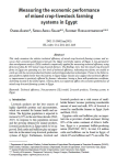 Measuring the economic performance of mixed crop-livestock farming systems in Egypt: a non-parametric DEA approach