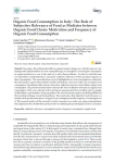 Organic food consumption in Italy: the role of subjective relevance of food as mediator between organic food choice motivation and frequency of organic food consumption