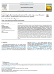 Supporting food systems transformation: the what, why, who, where and how of mission-oriented agricultural innovation systems