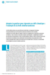 Adapter la gestion pour répondre au défi climatique : l’exemple de la forêt méditerranéenne