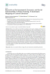 Research on environmental, economic, and social sustainability in dairy farming: a systematic mapping of current literature