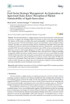 Fruit sector strategic management : an exploration of agro-food chain actors’ perception of market sustainability of apple innovation