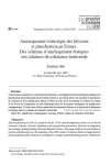 Aménagement touristique des littoraux et planification en France. Des schémas d’aménagement étatiques aux schémas de cohérence territoriale