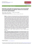 Évaluation multicritère des performances socio-économiques et environnementales de systèmes viticoles et de scénarios de transition agroécologique