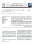 Latent relationships between environmental impacts of cultivation practices and land market : evidences from a spatial quantile regression analysis in Italy