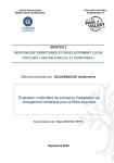 Evaluation multicritère de scénarios d'adaptation au changement climatique pour la filière tournesol