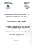 Optimization of agricultural practices in the Bekaa plain in Lebanon by simulating scenarios using a calibrated CropSyst mechanized model