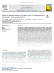 Identifying adaptation strategies to climate change for Mediterranean olive orchards using impact response surfaces