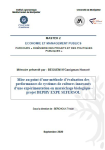 Mise au point d'une méthode d’évaluation des performances globales de systèmes de culture innovants d’une expérimentation en maraîchage biologique - projet Dephy Expe Sefersol