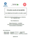 Circuit court et durabilité. Les situations de travail en circuit court