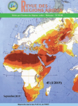 Revue des régions arides, n. 45 - Septembre 2019